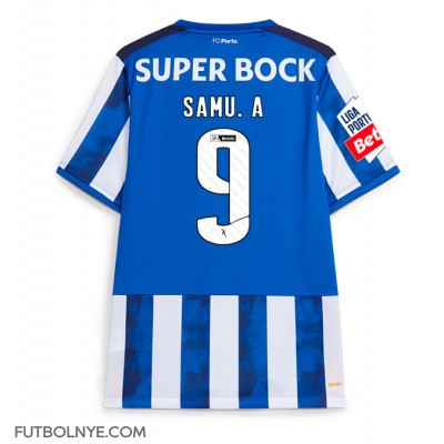 Camiseta Porto Samu Omorodion #9 Primera Equipación 2024-25 manga corta Camiseta Porto Samu Omorodion #9 Primera Equipación 2024-25 manga corta